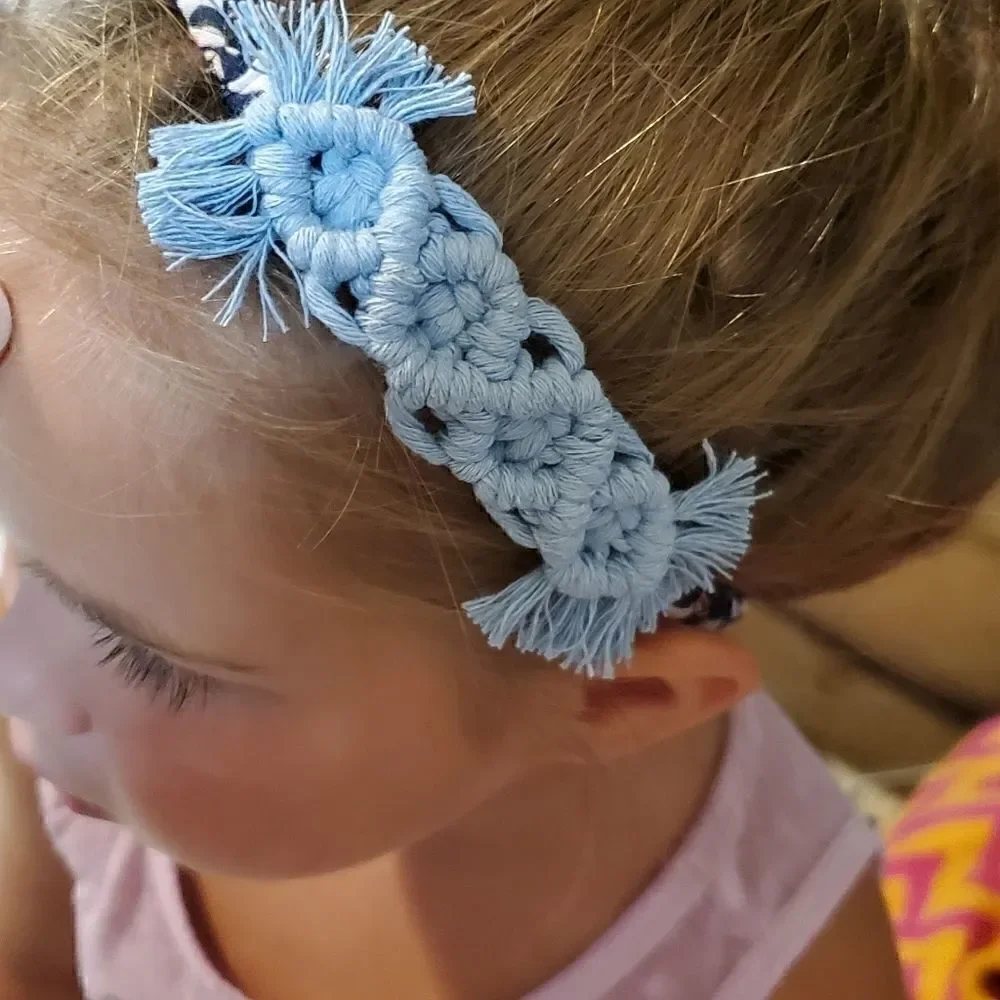 IVY MOUNTAIN CRAFTER Handmade Macrame Headband